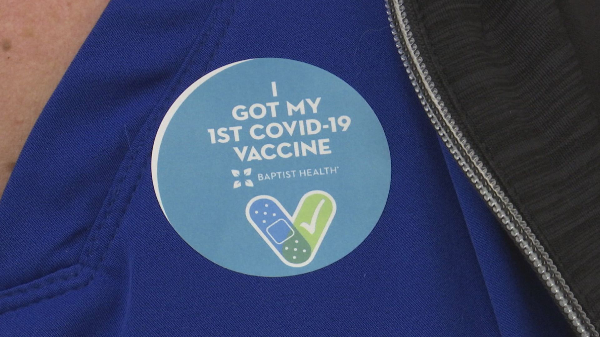 Vaccine sticker